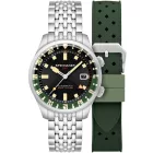 Spinnaker SP-5121-44 férfi óra karóra Bradner GMT automata 42mm 18ATM karóra