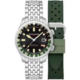  Spinnaker SP-5121-44 férfi óra karóra Bradner GMT automata 42mm 18ATM karóra