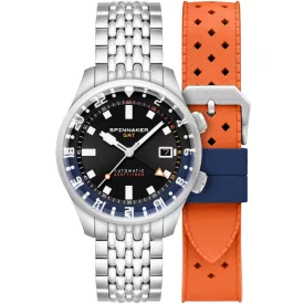   Spinnaker SP-5121-66 férfi óra karóra Bradner GMT automata 42mm 18ATM karóra