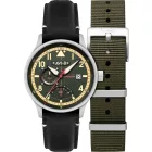 AVI-8 AV-4101-0A férfi óra karóra Hawker Hurricane McKellar Dual idő 44mm 5ATM karóra
