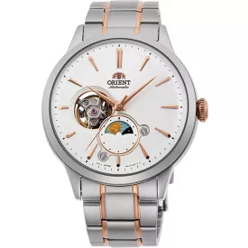   Orient RA-AS0101S10B férfi's Holdfázis automata férfi óra karóra 42mm 3ATM karóra