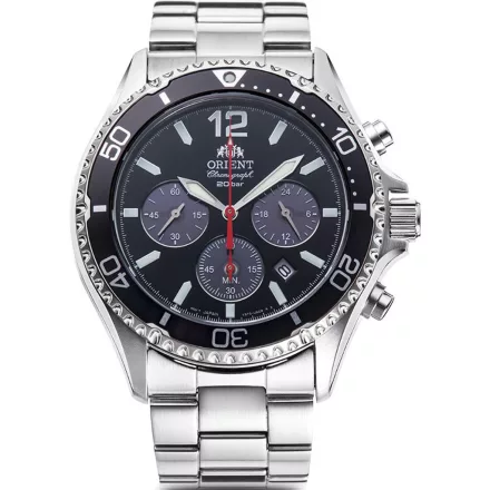 Orient RA-TX0202B10B Mako Kronográf Óra Solar férfi óra karóra 43mm 20ATM karóra