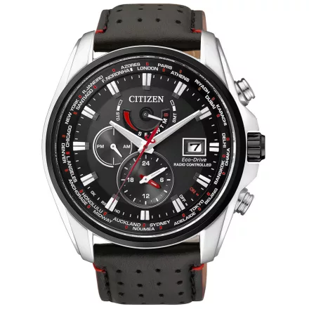 Citizen AT9036-08E Eco-Drive férfi Radio Controlled óra karóra zafír üveg 20ATM 44mm karóra