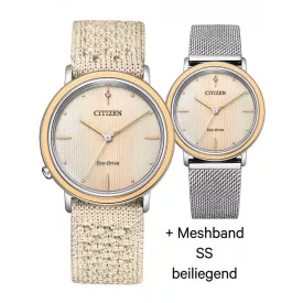   Citizen EM1006-40A Eco-Drive Elegance Ambiluna 34mm 5ATM karóra