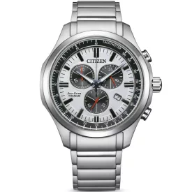   Citizen AT2530-85A Eco-Drive Titanium Kronográf Óra férfi óra karóra 43mm 10ATM karóra