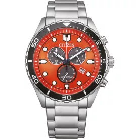   Citizen AT2560-84X férfi óra karóra Eco-Drive Kronográf Óra 43mm 10ATM karóra