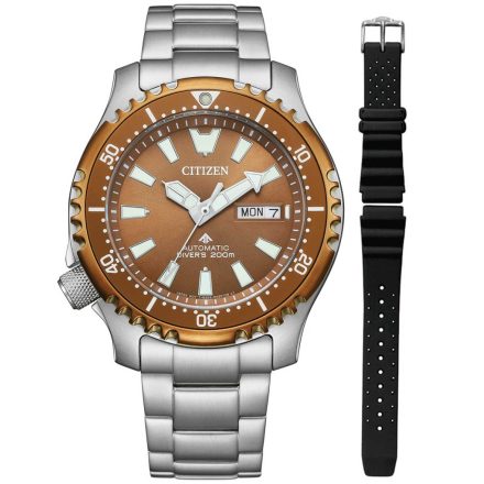 Citizen NY0164-65XE férfi óra karóra Promaster Marine Fugo nap-dátum automata 42mm 20ATM