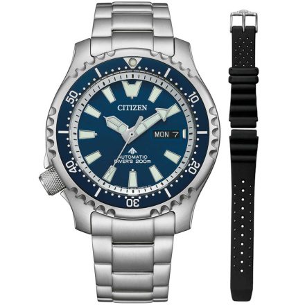 Citizen NY0161-63LE férfi óra karóra Promaster Marine Fugo nap-dátum automata 42mm 20ATM