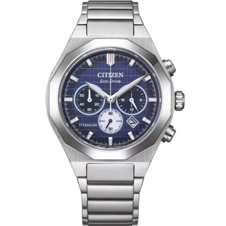 Citizen CA4691-59L férfi óra karóra Super-Titanium Zenshin Eco-Drive Chrono 41mm 10ATM  karóra