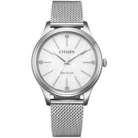   Citizen EM1220-82A női óra karóra Eco-Drive Elegance 34mm 5ATM  karóra