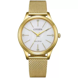   Citizen EM1222-87A női óra karóra Eco-Drive Elegance 34mm 5ATM  karóra