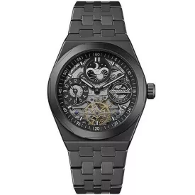  Ingersoll I15102 The Broadway kerámia Dual idő automata férfi óra karóra 43mm 5ATM karóra