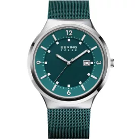   Bering 14442-808 férfi óra karóra Solar óra karóra 42mm 5ATM karóra