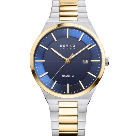 Bering 14439-717 férfi Solar óra karóra Titanium 39mm 10ATM