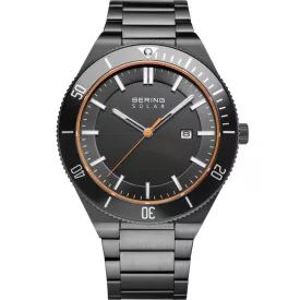   Bering 14443-779 férfi óra karóra Solar óra karóra 43mm 10ATM karóra