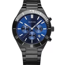   Bering 15043-727 férfi óra karóra Kronográf Óra 43mm 10ATM karóra