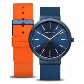  Bering 10141-397 férfi óra karóra klasszikus szett + 2. szíj 41mm 3ATM karóra