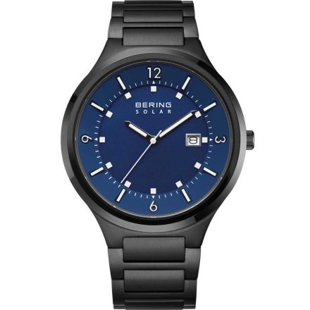 Bering 14442-727 férfi óra karóra vékony-Solar 42mm 5ATM