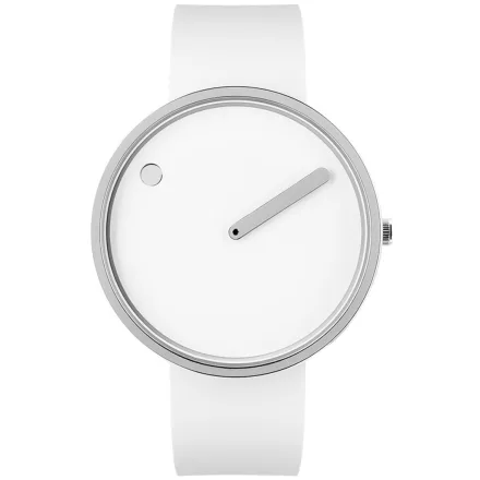 Picto 43364-0220S Unisex férfi női fehér szilikon 40mm 5ATM  karóra