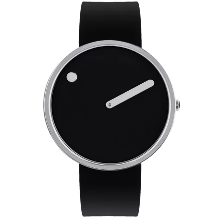 Picto 43370-0120S fekete szilikon 40mm 5ATM  karóra