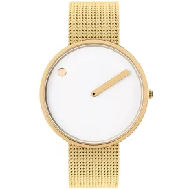 Picto 43321-0920G fehér 40mm 5ATM  karóra