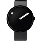 PICTO 43361-4120B Unisex férfi női óra karóra fekete és fehér 40mm 5ATM karóra