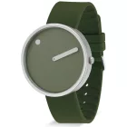 Picto 43396-7764S Unisex férfi női friss olivazöld szilikon 40mm 5ATM  karóra