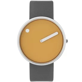 Picto 43354-6220S Mustard sárga 40mm 5ATM  karóra