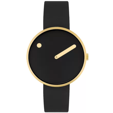 Picto 34087-0114G Unisex férfi női fekete Bio Based 34mm 5ATM  karóra