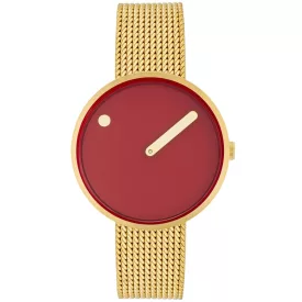 Picto 34097-0914G Cinnamon piros 34mm 5ATM  karóra