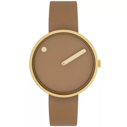 Picto 34002-4814G Cappuccino barna 34mm 5ATM  karóra