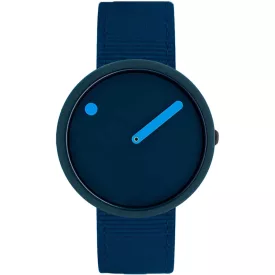  PICTO R44001-R001 Unisex férfi női óra karóra Ghost Nets Navy kék 40mm 5ATM karóra