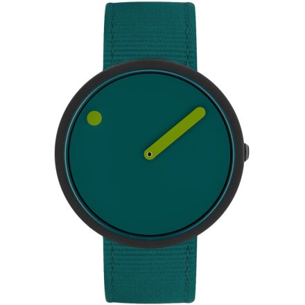 PICTO R44003-R004 Unisex férfi női óra karóra Ghost Nets Ocean zöld 40mm 5ATM