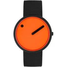   PICTO R44007-R006 Unisex férfi női óra karóra Ghost Nets Signal narancssárga 40mm 5ATM karóra