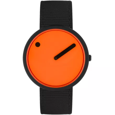 PICTO R44007-R006 Unisex férfi női óra karóra Ghost Nets Signal narancssárga 40mm 5ATM karóra