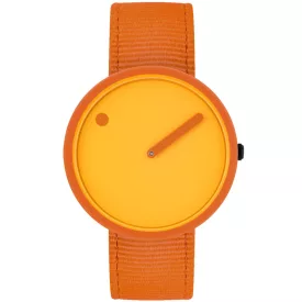Picto R44021-R021 égetett sárga 40mm 5ATM  karóra