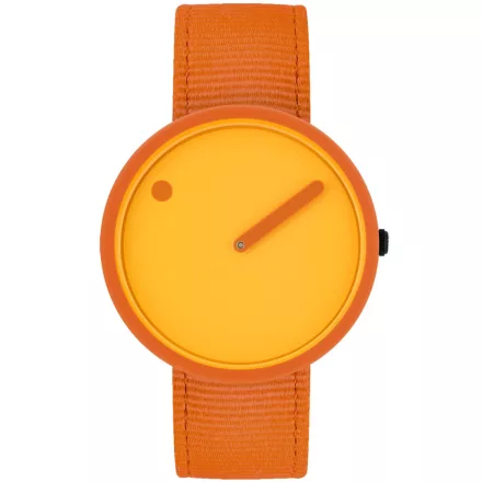 Picto R44021-R021 égetett sárga 40mm 5ATM  karóra