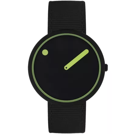 Picto R44023-R006 takaró Ray fekete és Paradise zöld 40mm ATM  karóra