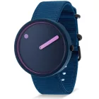 Picto R44025-R003 Deep kék és rózsaszín Reef 40mm 5ATM  karóra