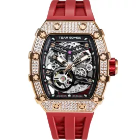   Tsar Bomba TB8208D-07 férfi óra karóra Elemental cirkónia automata 44mm 5ATM  karóra
