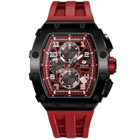   Tsar Bomba TB8204Q-37 férfi óra karóra Elemental Kronográf Óra 44mm 5ATM  karóra