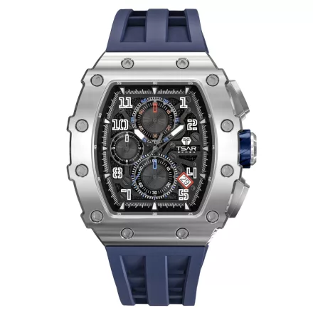 Tsar Bomba TB8204Q-14 férfi óra karóra Elemental Kronográf Óra 44mm 5ATM  karóra