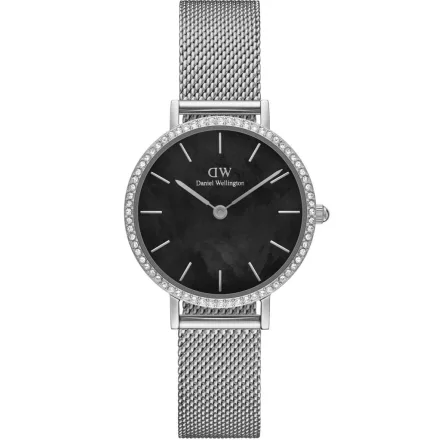Daniel Wellington DW00100661 női óra karóra kicsi Lumine keret Sterling fekete 28mm 3ATM  karóra