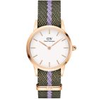 Daniel Wellington DW00100680 női óra karóra Iconic NATO zöld/lila 28mm 3ATM  karóra