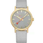 Mondaine A660.30360.80SBU klasszikus szürke és arany 40mm 3ATM karóra