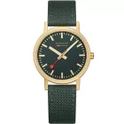 Mondaine A660.30314.60SBS női óra karóra klasszikus zöld és arany 36mm 3ATM karóra