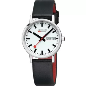   Mondaine A667.30314.11SBBV klasszikus SBB nap-dátum vegan 36mm 3ATM karóra