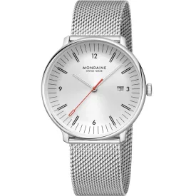   Mondaine MLE.41210.SM férfi óra karóra Doppio 41mm 5ATM  karóra