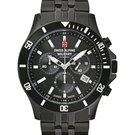 Swiss Alpine Military 7022.9177 Kronográf Óra férfi óra karóra 42mm 10ATM karóra