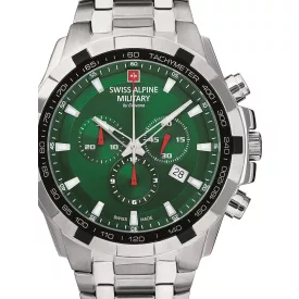 Swiss Alpine Military 7043.9134 Chrono 46mm 10ATM karóra